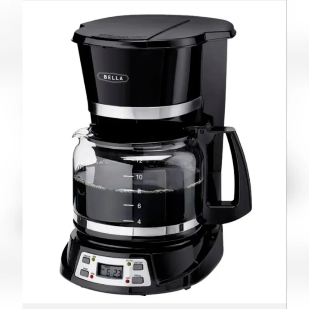 Stainless Steel 12-Cup Coffee Maker Programmable By Bella New